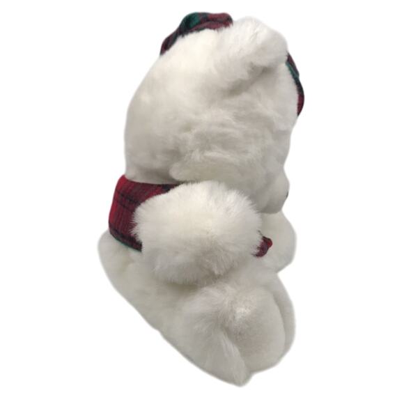 Vintage Jingle Bell Jr Hand Puppet Plush 12'' Christmas White Cap Vest Broadway - Picture 5 of 11